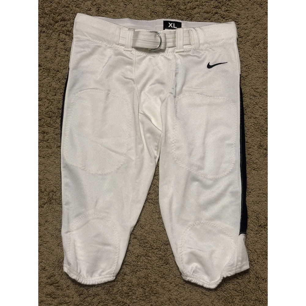 Nike Football Pants Youth XL White Blue Mesh Side Panels NWT